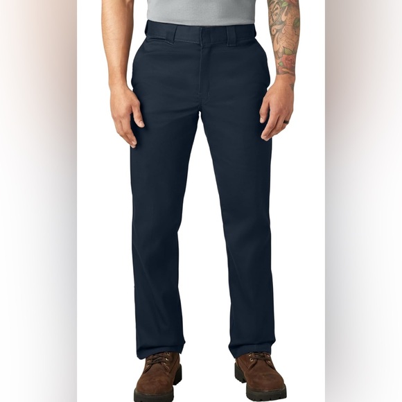 New-Dickies Men’s 
874 Flew Work pants 
38x30 Classic Navy Blue - Picture 7 of 10